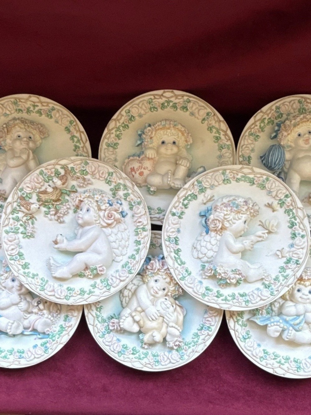 Vintage Dreamsicles 3D Sculptural Collector Plates Lot of 8 Hamilton eBay